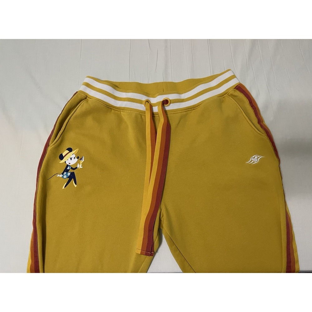 Disney‎ Cruise Lines Womens XL Minnie Mouse Sweatpants Yellow - Picture 2 of 8